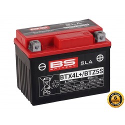 Μπαταρία BS BTX4L / BTZ5S / YTX4L / YTZ5S GEL Μπαταρία BS BTX4L / BTZ5S / YTX4L / YTZ5S GEL